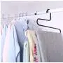 5pcs Random Color Metal Clothes Hanger 5 Tiers Hanger for Clothes Saves Space Clothes Storage Hanging Hanger for Pants Belt Tie Adult 5pcs Random Color Metal Clothes Hanger 5 Tiers Hanger for Clothes Saves Space Clothes Storage Hanging Hanger for Pants Belt Tie Adult