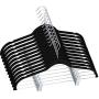 Velvet Skirt Hangers with Clips 12 Pack Non Slip Velvet Clothes Hangers with Notches for Pants and Coat Slim and Heavy Duty
