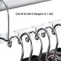 SUNTRADE 12 Slots Space Saving Hangers Stainless Steel Magic Cascading Clothes Hangers,Set of 4