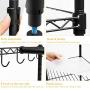 FDInspiration Black Expandable Clothes Hanger Rack Shelf Closet Storage Free Standing Organizer Shelves with Ebook FDInspiration Black Expandable Clothes Hanger Rack Shelf Closet Storage Free Standing Organizer Shelves with Ebook