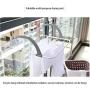 Portable Foldable Drying Rack Clothes Punch Free Hanger Winter Heating Radiator Balcony Clothes Hanger 2pcs