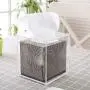 OUNONA Acrylic Square Tissue Case Transparent Tissue Holder Paper Storage Boxes Craft Home Supplies