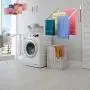 Smartsome Clothes Drying Rack - 20 Foot, Wall Mounted Clothing Rack, 60lb Capacity, 8 Heavy Duty Stainless Steel Rods for Hanging Clothes ? Comes Fully Assembled, Sleek Sturdy Space-Saving Design