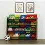 Tot Tutors Discover Collection Supersized Wood Toy Storage Organizer, Toddler, Espresso/Primary Tot Tutors Discover Collection Supersized Wood Toy Storage Organizer, Toddler, Espresso/Primary