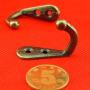 MeterMall 10pcs Antique Bronze Wall Hooks Hanger for Clothes Coat Hat Bags Towel Home Decor