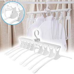 MEIYIN Plastic Cloth Hanger Collapsible Rotating Anti-Skid Drying Rack