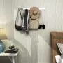 Evokem Wall Mounted 8 Hooks Bathroom Towel Clothes Coat Hanger Hook Rack