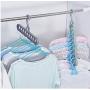 10PC Random Color Multi-Port Support Circle Clothes Hanger Clothes Drying Rack Multifunction Space Saving Hanger Magic Clothes Hanger