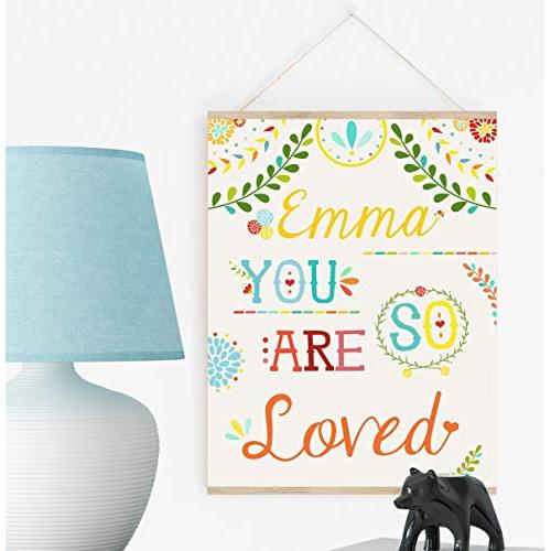 Custom You are so Loved Print with Poster Hanger Available