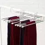 Na.c health 5-in-1 Multifunctional Multilayer Magic Fold Pants Trousers Clothes Hangers for Space Saving Storage Rack