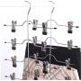 5PC 4 Layers Stainless Steel Decoration Multifunctional Clothes Hangers Pants Storage Hangers Cloth Rack Multilayer Home Storage Cloth Hanger 5PC 4 Layers Stainless Steel Decoration Multifunctional Clothes Hangers Pants Storage Hangers Cloth Rack Multilayer Home Storage Cloth Hanger