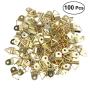 Small Triangle D-Ring Picture Frame Hangers Single Hole with Screws 100 PCS