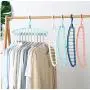 10PC Random Color Useful Space Saver Wonder Magic Clothes Hanger Closet Racks Organizer Hanging Coat Dress Hooks Decoration 10PC Random Color Useful Space Saver Wonder Magic Clothes Hanger Closet Racks Organizer Hanging Coat Dress Hooks Decoration