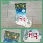 Xmas Ornament Christmas Stocking Snowflakes Christmas Decor Fork and Knives Pocket Tree Hanger for Gift Christmas Tree Decoration