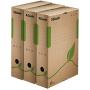 Esselte 80 mm Eco Archiving Boxes - Natural Brown, Pack of 25