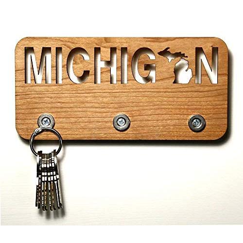 Key Rack, Magnetic, Key Holder for Wall, Magnet Key Rack, Wood Key Hanger