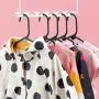 HOUSE DAY 40 Pack Childrens Hanger Plastic Tubular Kids Hangers Non Slip Clothes Hanger for Kids Babies (Black,11.7 inch) HOUSE DAY 40 Pack Childrens Hanger Plastic Tubular Kids Hangers Non Slip Clothes Hanger for Kids Babies (Black,11.7 inch)