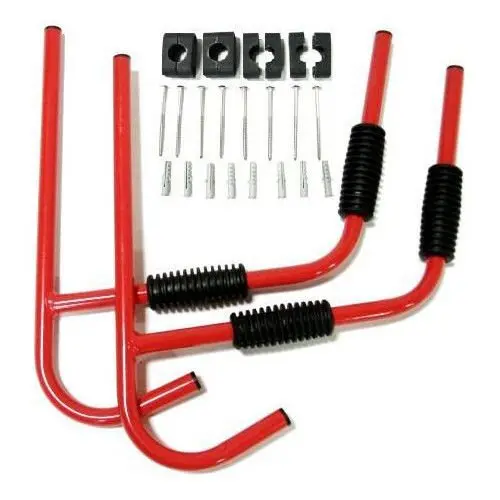 Steel Kayak Ladder Wall Mount Storage Rack Bike Surfboard Canoe Folding Hanger Steel Kayak Ladder Wall Mount Storage Rack Bike Surfboard Canoe Folding Hanger