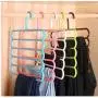 5pcs Random Color Pants Hangers Holders Multifunction Trousers Hanger Storage Rack Clothes Hanger Tie Scarfs Belt Towel Non-Slip Magic Hanger 5pcs Random Color Pants Hangers Holders Multifunction Trousers Hanger Storage Rack Clothes Hanger Tie Scarfs Belt Towel Non-Slip Magic Hanger
