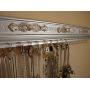 Silver Necklace and Earring Wall Hanger. Also Available in Other Colors