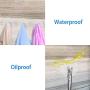 BABALA Heavy Duty Wall Hooks - Eco-Friendly Magic No-Glue Silicone Hooks Transparent Nail Free Wall Hangers Waterproof Reusable Strong Utility Hooks for Kitchen, Bathroom, Coat, Towel, Keys (Clips)