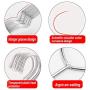 GNSDA 20 Pack Stainless Steel Clothes Hangers Strong Metal Coat Hangers Wire Hangers Suit Hangers - 16.5 Inch - Wire Hangers Clothes