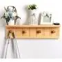 AIDELAI Coat Rack Solid Wood Coatrack Multifunctional Rack Shelf A Clothes Hanger