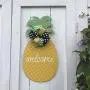 Pineapple Welcome Sign for Front Door | Welcome Sign Front Door Hanger | Fall Front Door Welcome Wreath