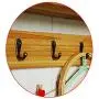 MeterMall 10pcs Antique Bronze Wall Hooks Hanger for Clothes Coat Hat Bags Towel Home Decor