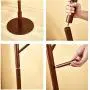 NYDZDM Solid Wood Coat and Hat Rack Stand 8 Hooks Coat Stand Clothes Rack Hanger for Garage Foyer Bedroom Office H 171cm(67.3in) (Color : A)