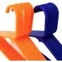 HANGERWORLD 40 Blue Orange 16inch Plastic All Purpose Coat Clothes Garment Pant Skirt Bar Hangers Loop Hooks HANGERWORLD 40 Blue Orange 16inch Plastic All Purpose Coat Clothes Garment Pant Skirt Bar Hangers Loop Hooks