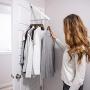 InstaHanger Closet Organizer, The Original Folding Drying Rack, Wall Mount, Includes "Over Door Bracket" For 1 3/8" Thick Doors Only InstaHanger Closet Organizer, The Original Folding Drying Rack, Wall Mount, Includes "Over Door Bracket" For 1 3/8" Thick Doors Only