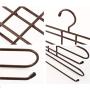 HJYPYJ Magic Hanger,Double-Sided Can Hang Multifunction Magical Hangers,Iron Double-Sided Layer 6 Trouser Hangers,Space-Saving Organizer Hangers, Convenient Storage/Black / 30x27.5cm