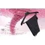 SAN RONG Plastic Extra Wide Suit Hangers, Pack of 15, Width: 17.7",Notched Shoulders & Swivel Hooks, Black