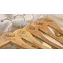 Engraved Wedding Hangers, Bridal Party Wedding Hangers, Personalized Wood Hangers, Personalized Bridal Hanger (Individual or sets) Style H004 Engraved Wedding Hangers, Bridal Party Wedding Hangers, Personalized Wood Hangers, Personalized Bridal Hanger (Individual or sets) Style H004