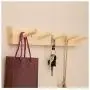 Jiyaru Wooden Coat Rail Rack Hook Wall Mounted Clothes Hanger Hat Holder Burlywood Jiyaru Wooden Coat Rail Rack Hook Wall Mounted Clothes Hanger Hat Holder Burlywood