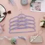 SONGMICS Velvet Hangers, 50 Pack, Non-Slip Clothes Hanger with Rose Gold Color Swivel Hook, 0.2” Thick and Space Saving, 17.7” Wide for Coat, Shirt, Dress, Trousers, Ties, Light Purple UCRF21PL50 SONGMICS Velvet Hangers, 50 Pack, Non-Slip Clothes Hanger with Rose Gold Color Swivel Hook, 0.2” Thick and Space Saving, 17.7” Wide for Coat, Shirt, Dress, Trousers, Ties, Light Purple UCRF21PL50
