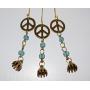 PEACE Sign Wind Chime or Window Hanger