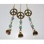 PEACE Sign Wind Chime or Window Hanger PEACE Sign Wind Chime or Window Hanger