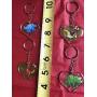 12 Dinosaurs, Jurassic world DIY party favors. Backpack toy hanger, necklace, key chain, bracelet.unique .PRICE PER 12.