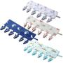 Multifunctional Cap Organizer Hanger, Portable Socks & Underwears Hangers Folding Clothes Hangers with 6 Clips Great for Travel Home Pack of 4 colors