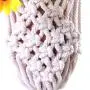 ? Handmade Weaved Tapestry Macrame Plant Flower Pot Hanging Holder Hanger Home Garden Balcony Courtyard Decoration