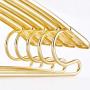 Clothes Hangers Luxurious Non Slip Drying Clothes Stainless Steel Hangers Cloth Heavy Duty Seamless Wide Shoulder Suit Hanger Space Saving Clothes Hanger 10 Pack Closet Organizer