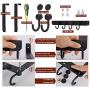 WEBI Over The Door Hook Door Hanger,Over The Door Towel Rack with 6 Coat Hooks for Hanging,Door Coat Hanger Over Door Coat Rack for Towels,Clothes,Back of Bathroom,White,2 Packs