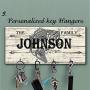Key Hanger, Personalized Key holder for wall, Gift for the fishing lover, Holder for the fisherman, Family key rack, Name key organizer, Wedding Gift Key Hanger, Personalized Key holder for wall, Gift for the fishing lover, Holder for the fisherman, Family key rack, Name key organizer, Wedding Gift