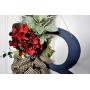 Monogram Door Hanger Wreath Monogram Door Hanger Wreath