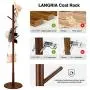 MC Wood Coat Rack Hat Stand Tree Clothes Umbrella Hanger Holder Organizer 8 Hooks MC Wood Coat Rack Hat Stand Tree Clothes Umbrella Hanger Holder Organizer 8 Hooks