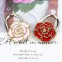 Pomeat 2Pcs Foldable Handbag Hook, Flower Handbag Folding Purse Holder Hangers Hooks Foldable Table Hook Holder
