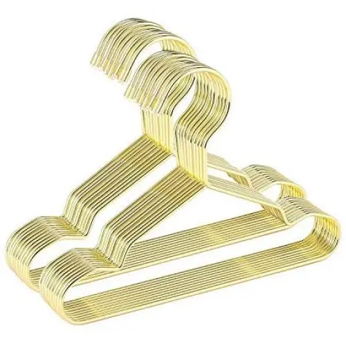 Jetdio 9& Strong Metal Wire Pet Hangers Small Clothes Hangers for Dog Cat, Fit Over Regular Closet Rod, 20 Pack, Gold Jetdio 9& Strong Metal Wire Pet Hangers Small Clothes Hangers for Dog Cat, Fit Over Regular Closet Rod, 20 Pack, Gold