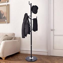 Coat Stand Tree Rack Hat Holder Entryway Hanger Umbrella Clothes With 8 Hooks 69 Inch